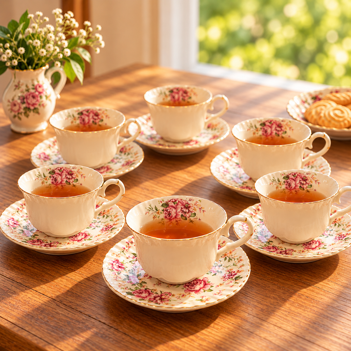 Vintage Rose Floral Tea Mug P11