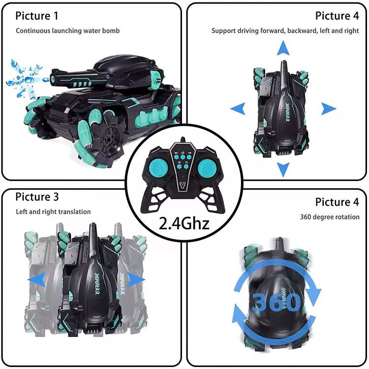 Remote Control Tanks Water Fighter Large - A&Z Center