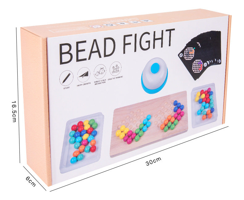 Wooden Educational Clip Bead Battle
