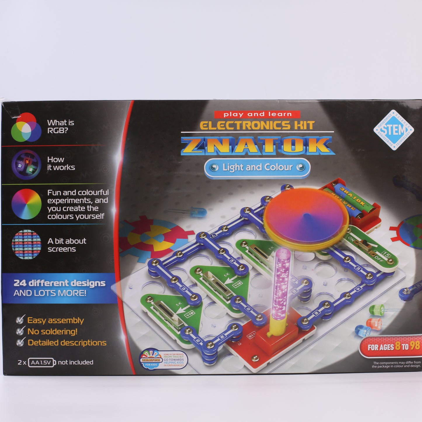 Kit RVB électronique de Znatok - la science à l'écran