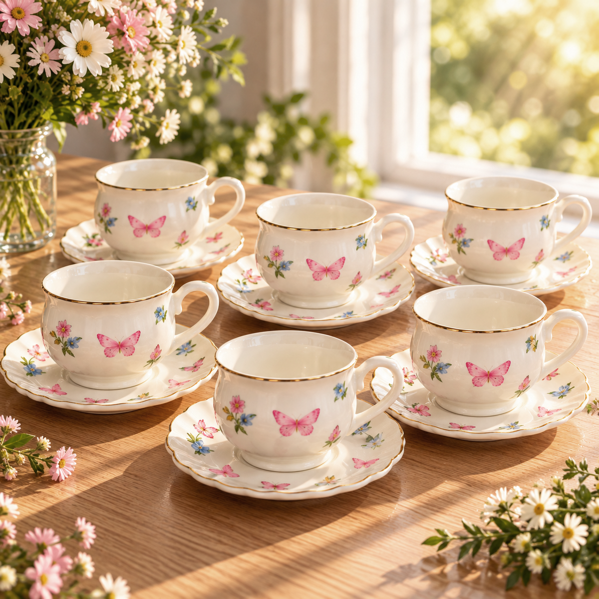 Butterfly & Floral Tea Mug P6
