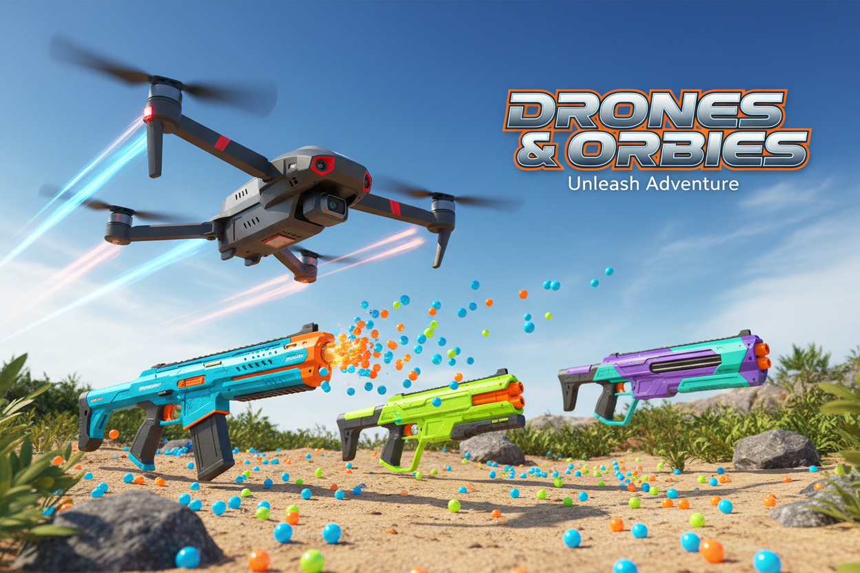 Drones & Orbies machine guns