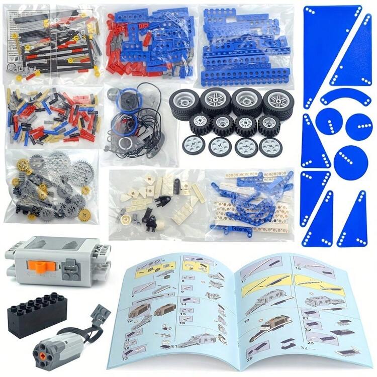 Mechanical Building technical blocks - Motorized - Power functions Compatible 9686