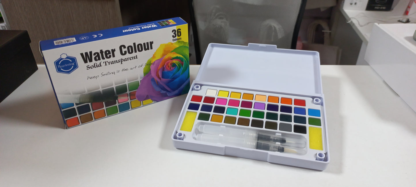 Brush Water Coloring