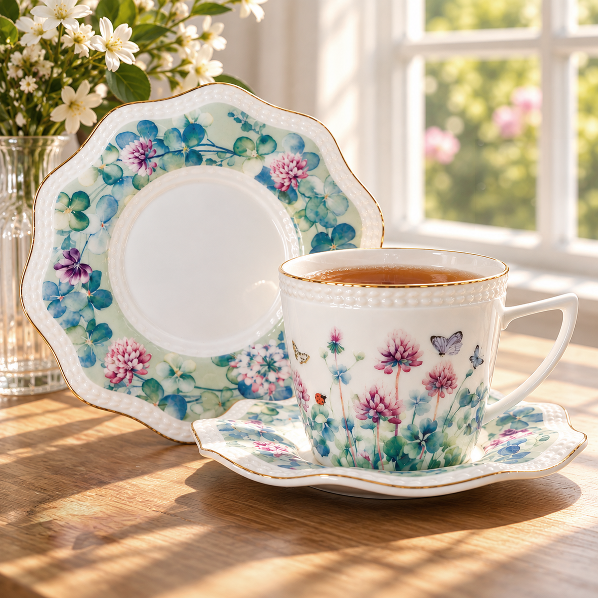 Floral Butterfly Tea Mug P9