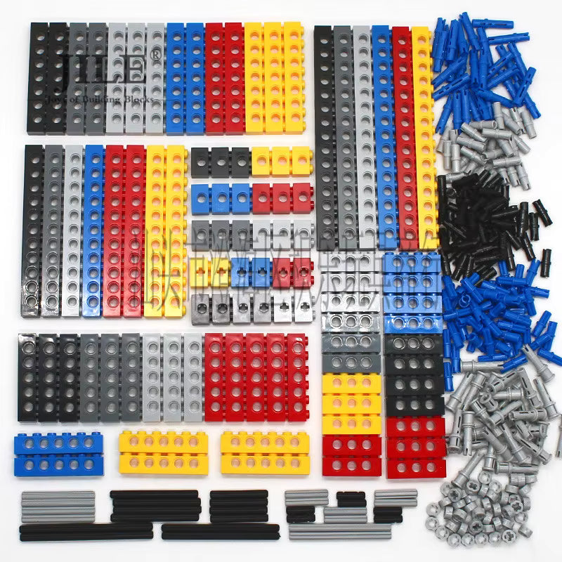 370 PCS Perforated brick axle pin set