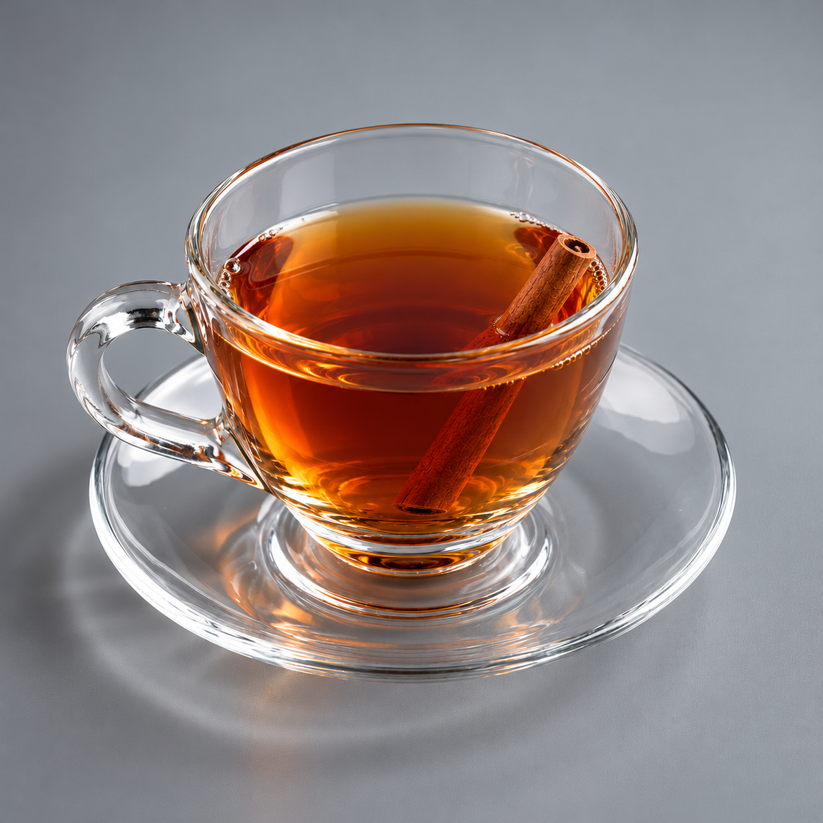 Wide Head Glass tea cup and saucer 200ml , 12pcs set