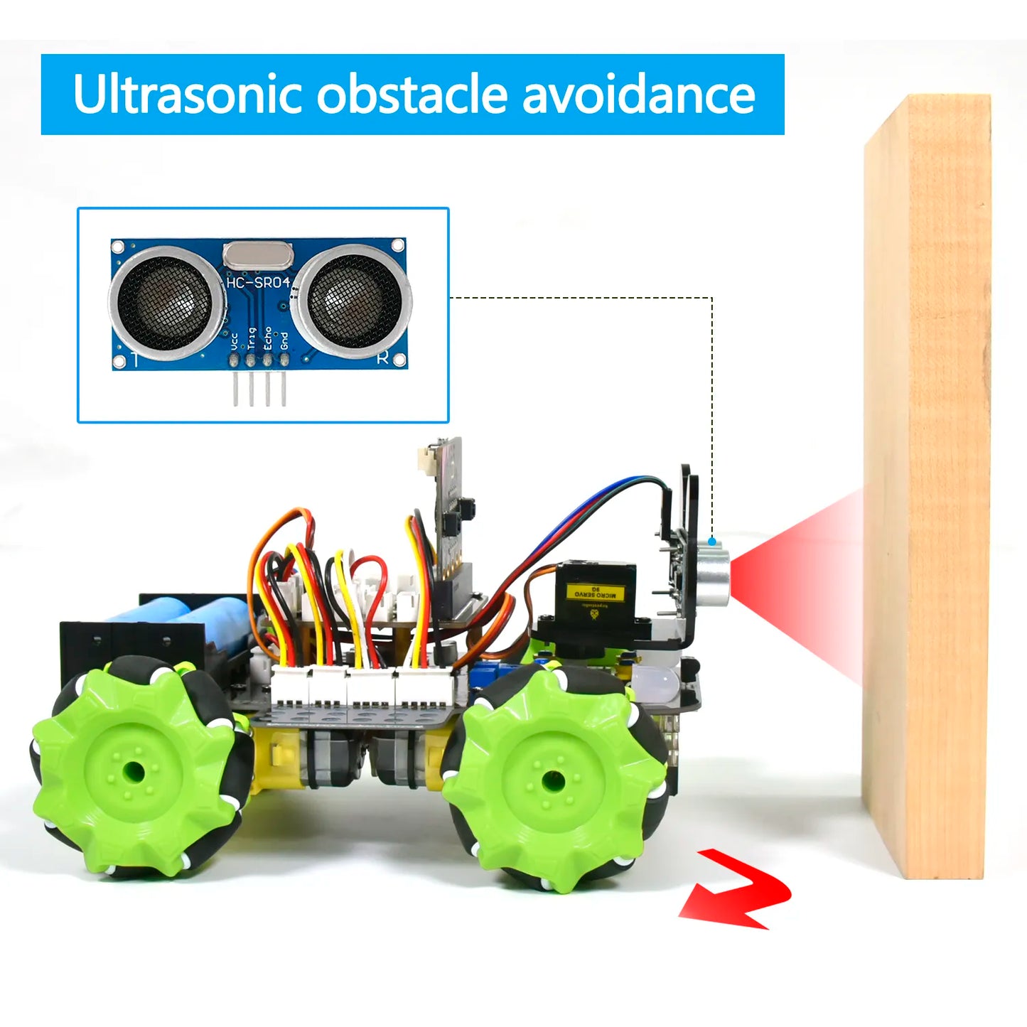 4WD Mecanum Robot Car For Arduino STEM Smart DIY Robot Car Kit