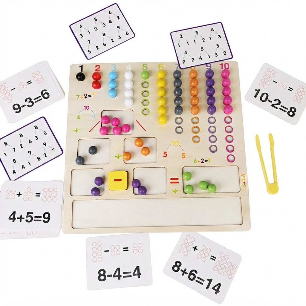 Math and color teaching aid