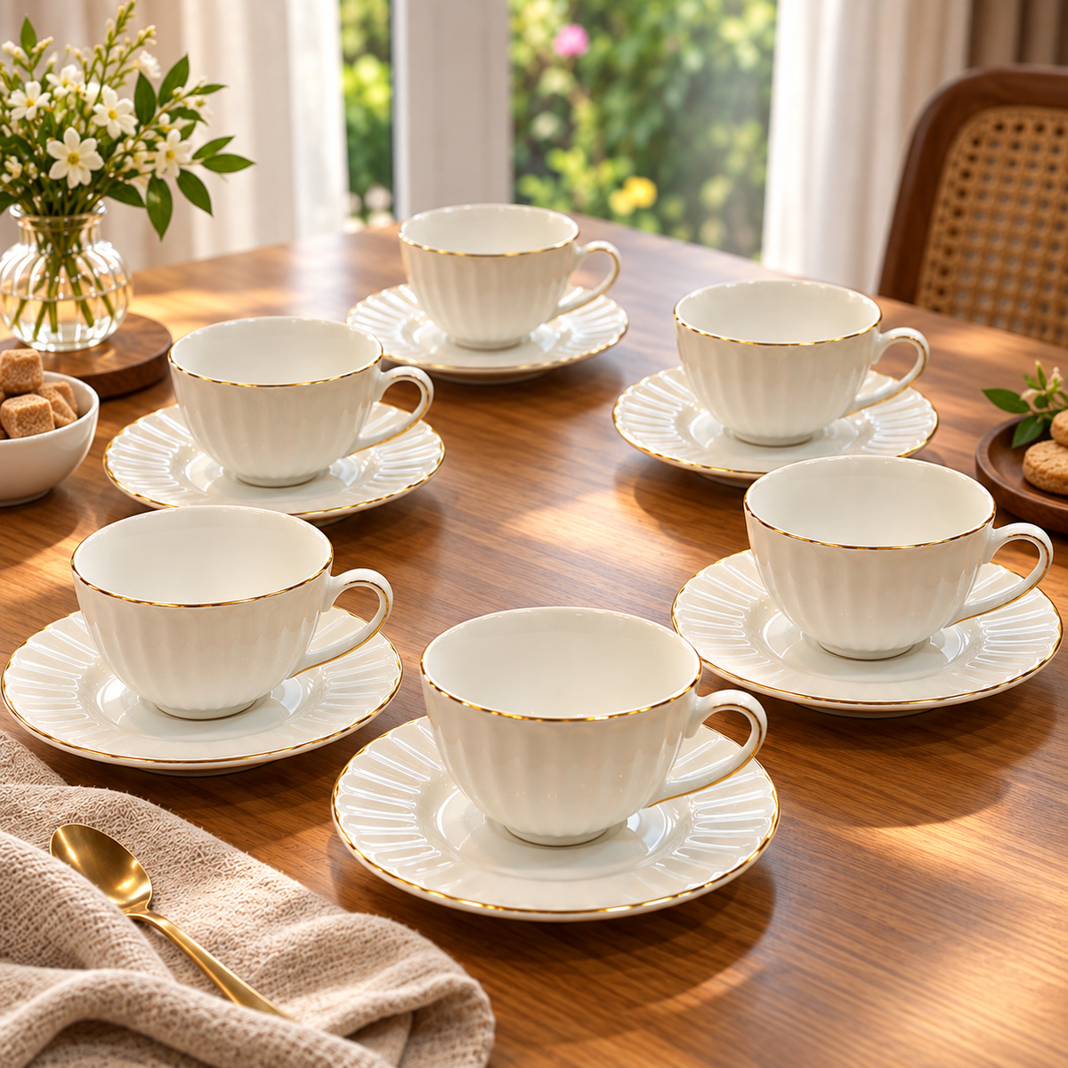 Elegant Creamy Tea mug P12