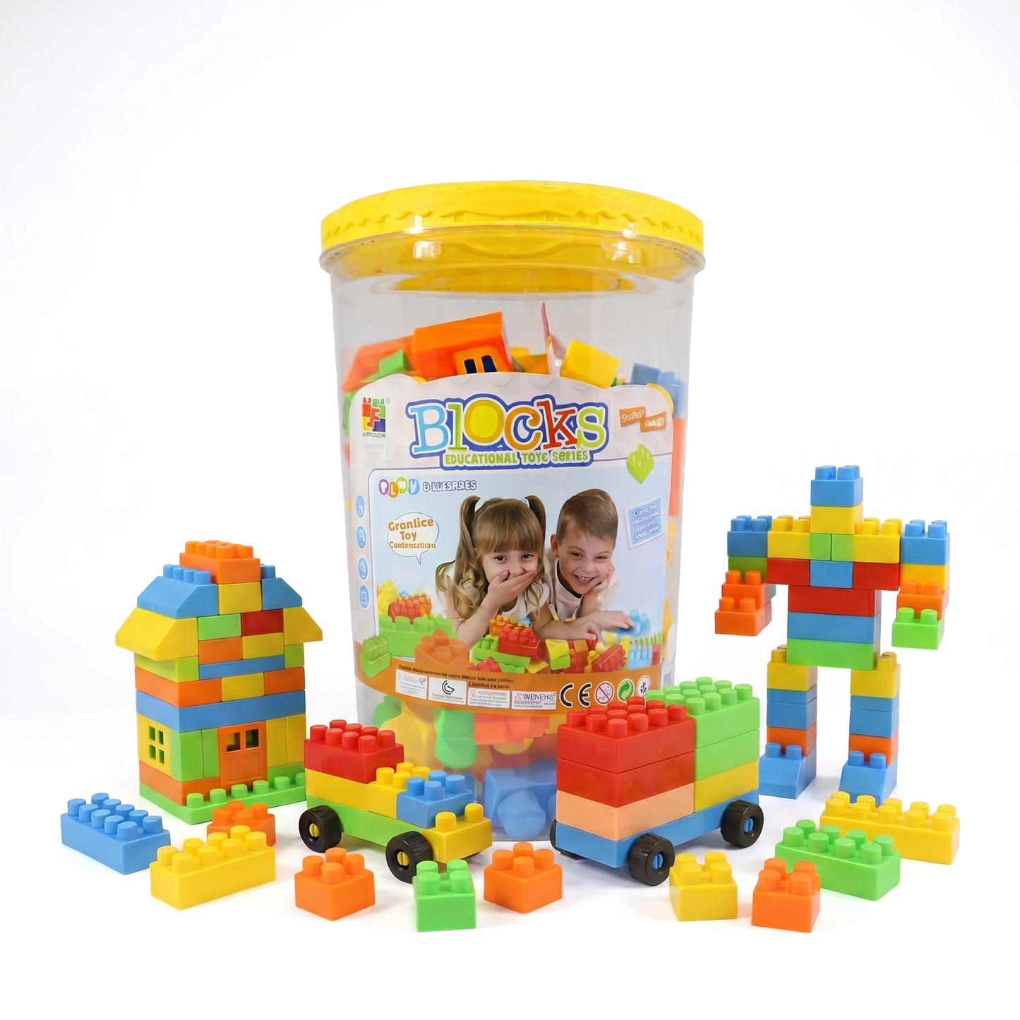 Building blocks Buckets 92 pcs