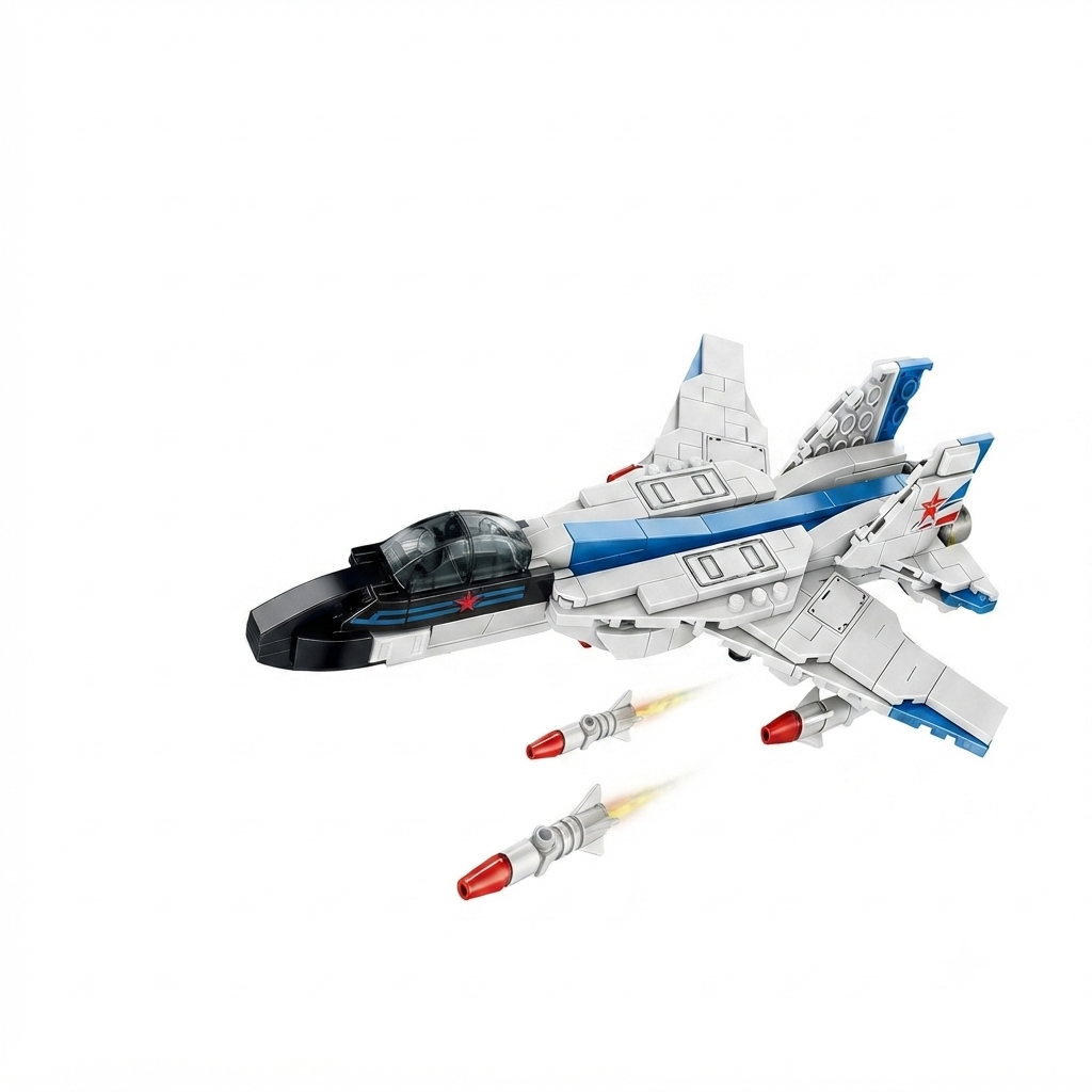 Jet plane fighter 360+ pieces building blocks