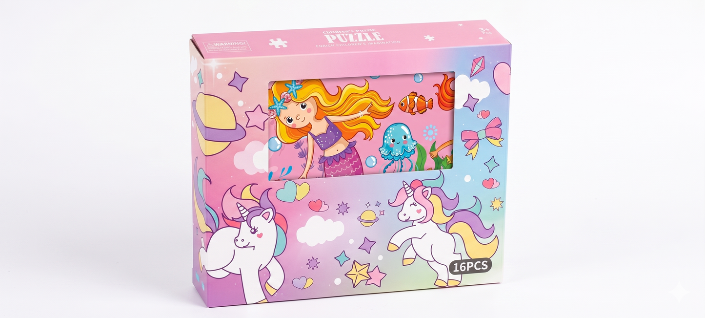 Thin themes Puzzle 16pcs