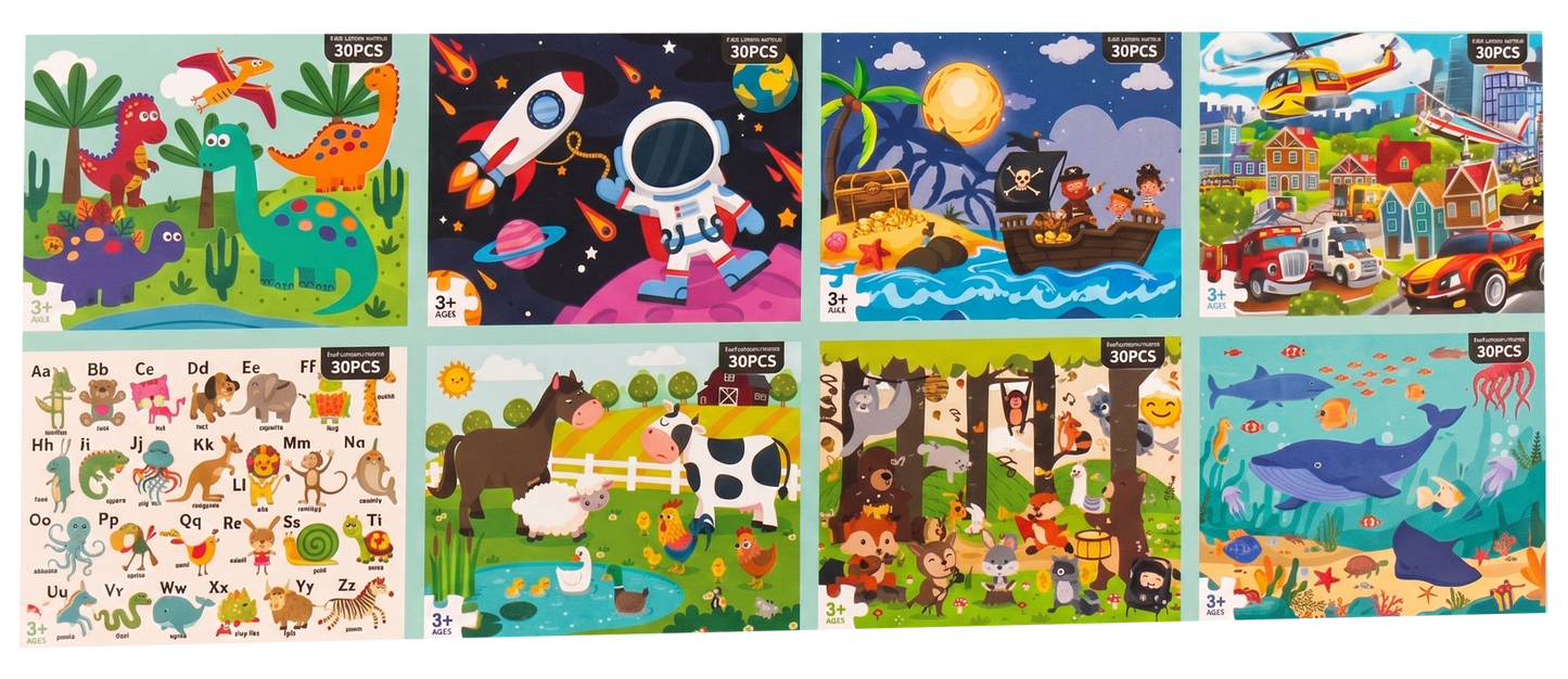 Thin themes Puzzle 16pcs