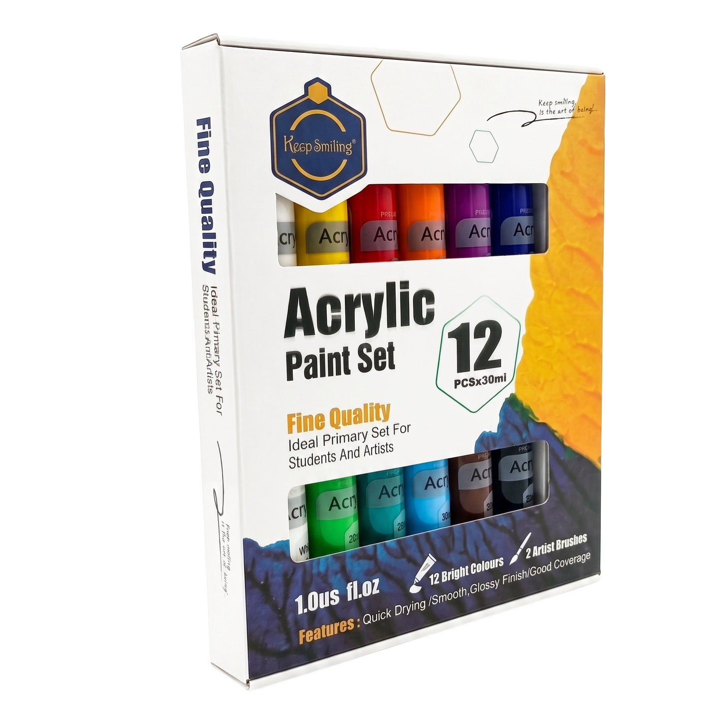 Acrylic paint set