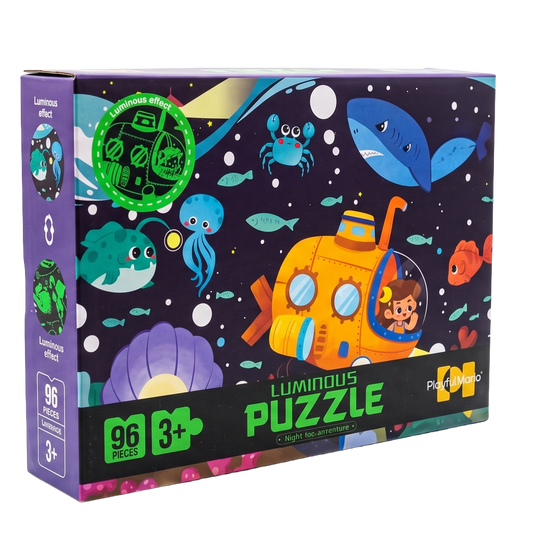 Luminous Puzzle 96pc - submarine