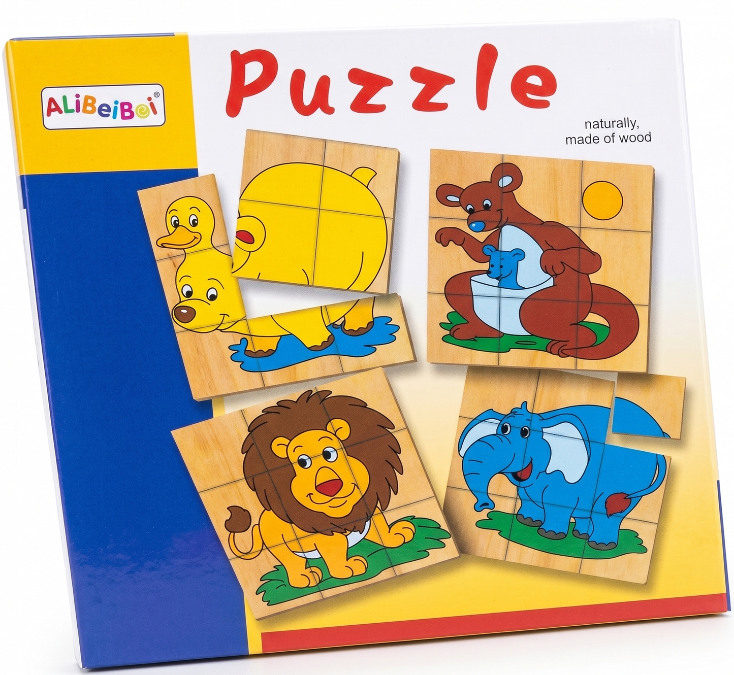 Wooden Puzzle Square 3+