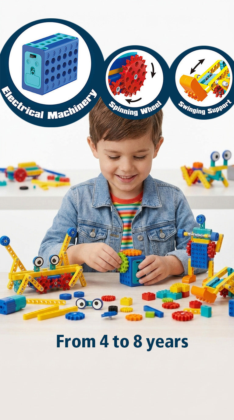 Kids Motorized Robotics ages 4 to 8