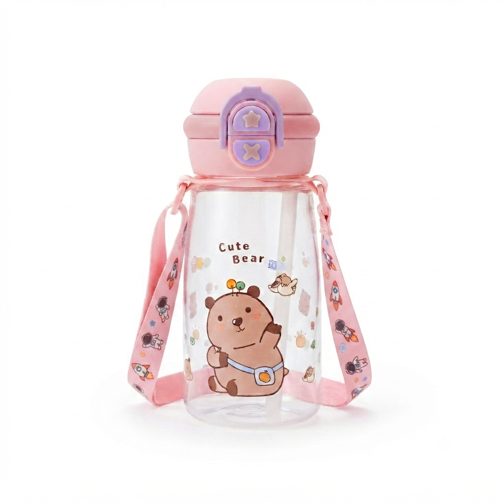 Bear Double Head Plastic Bottle  500ML