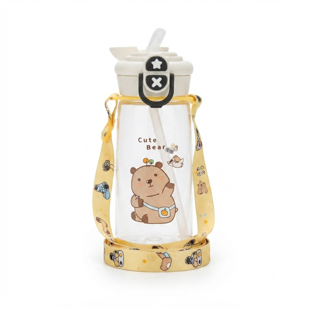 Bear Double Head Plastic Bottle  500ML