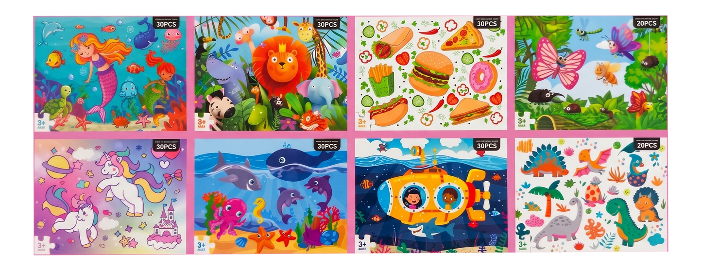 Thin themes Puzzle 16pcs