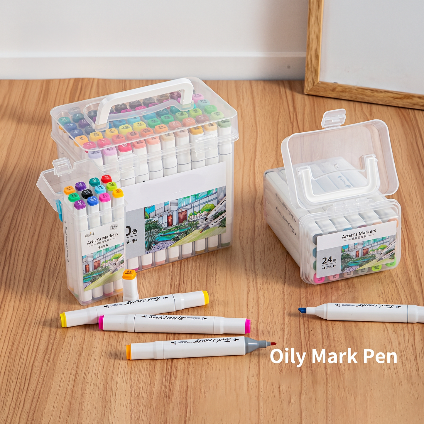 Color marker, 36colors  with plastic case