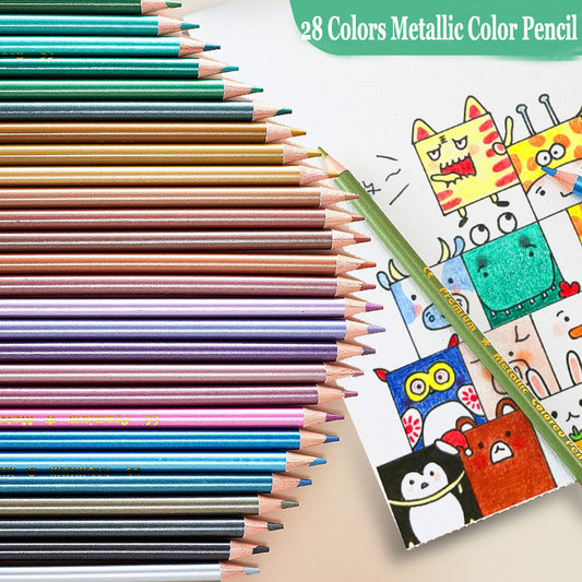 Coloring pencils, 28colors