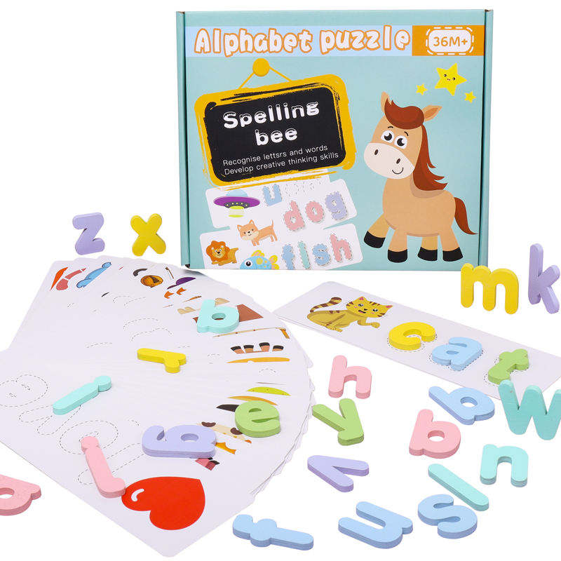 Horse alphabet maze with cards