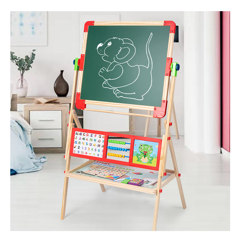 Wood magnetic drawing board  Teaching aids 40.5428cm