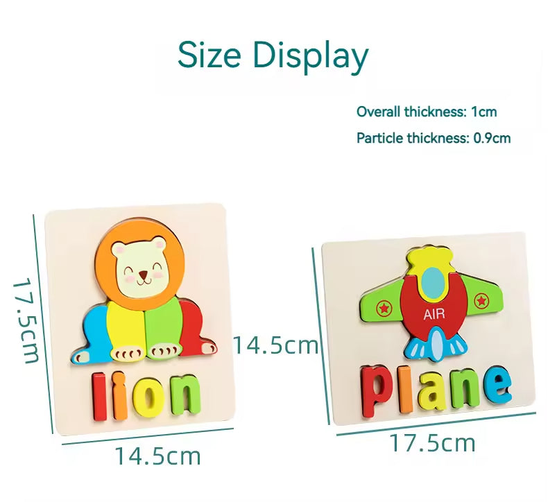 Wooden  English Puzzles