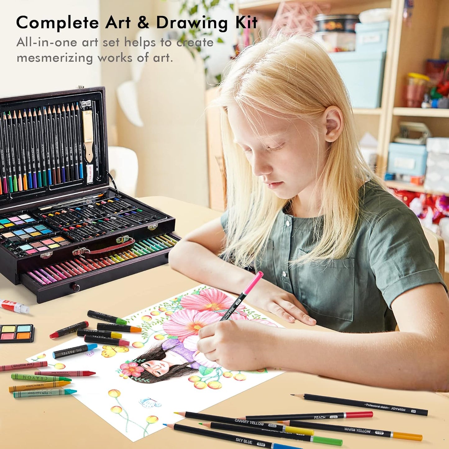 Painting set Samsonite 145pc set