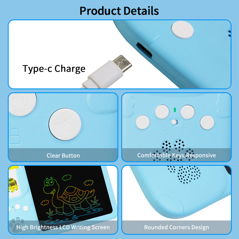 Magnetic Cards reader with LCD writing board