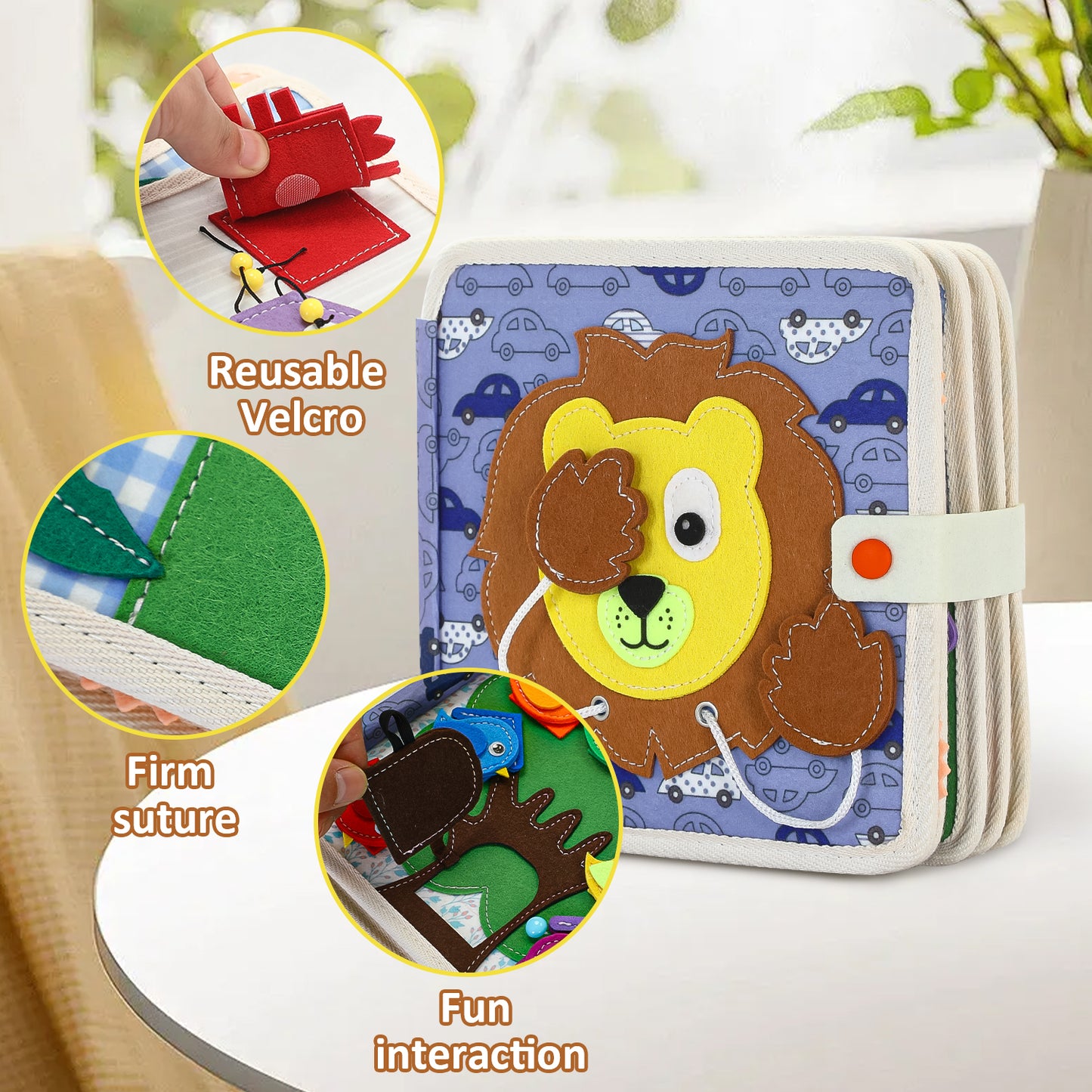 Lion Soft Busy Book