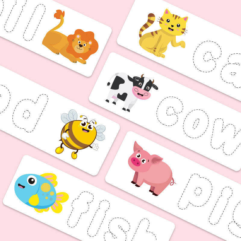 Horse alphabet maze with cards