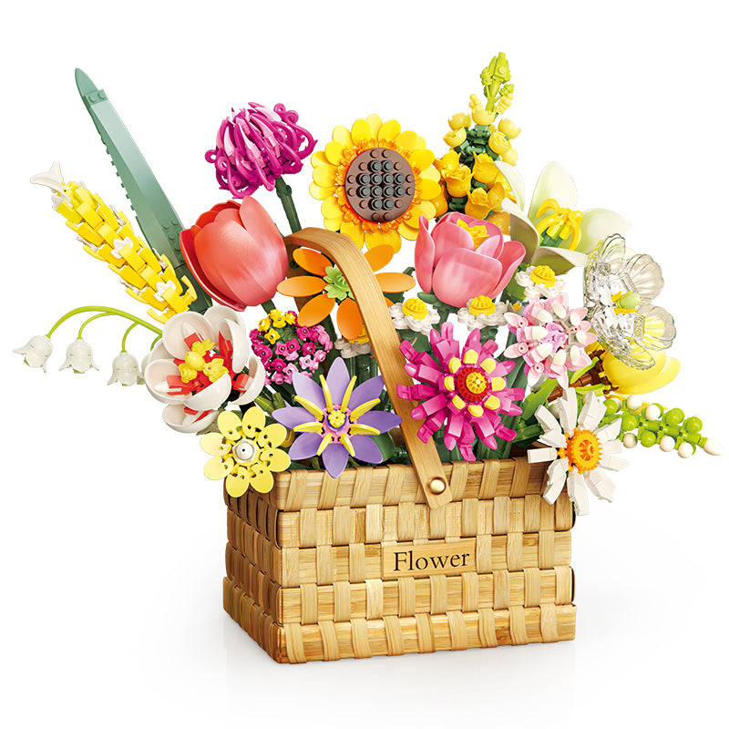 Lego Art - 1600+ pcs Flower basket