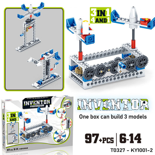 INVENTOR Mechanical kit 3 in one Stemedu  Building Blocks  KY1001-2