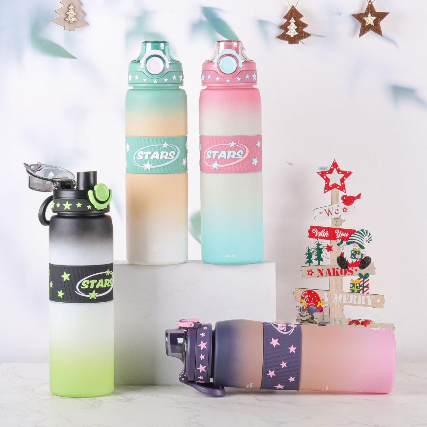 Plastic Bottle - Stars  1000ML