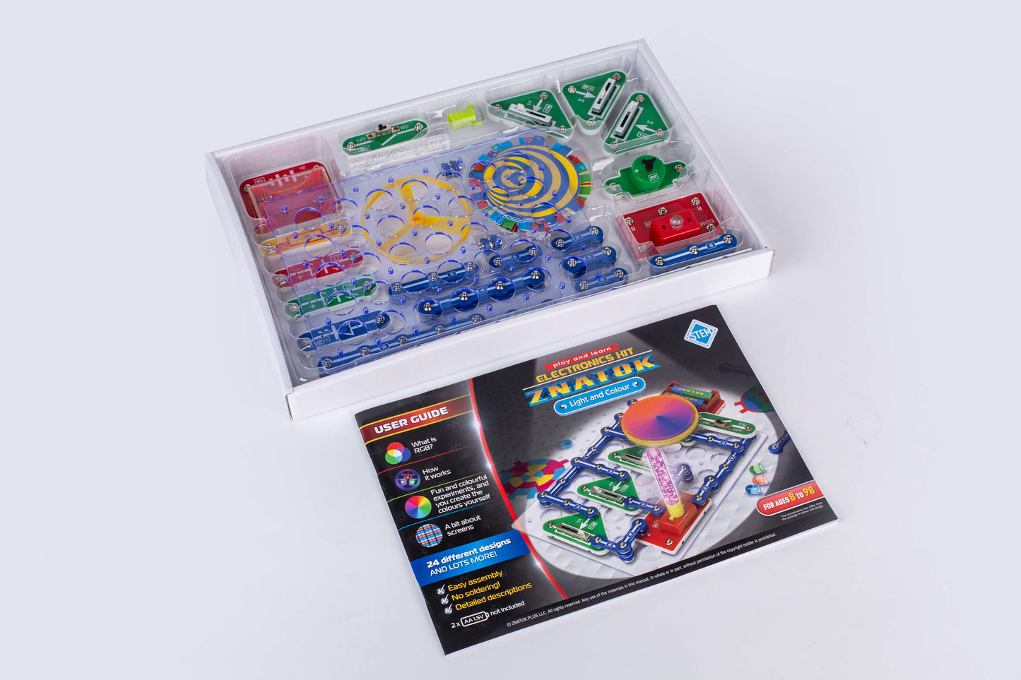 Electronic RGB kit from Znatok - screen science