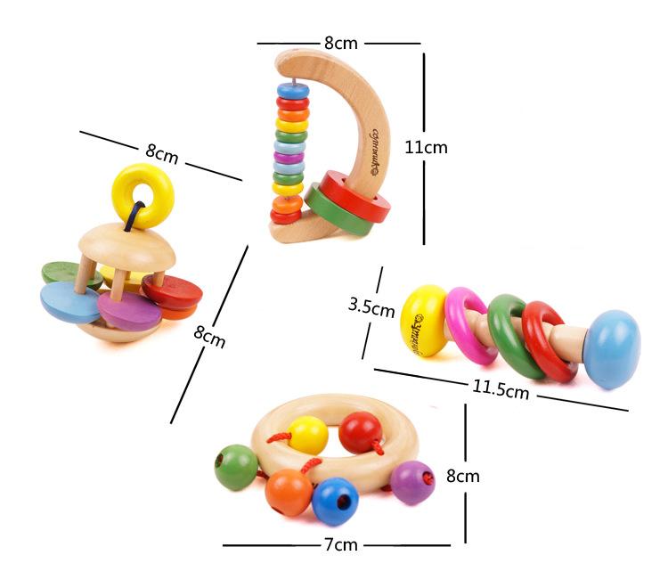 Wooden Handbell Set