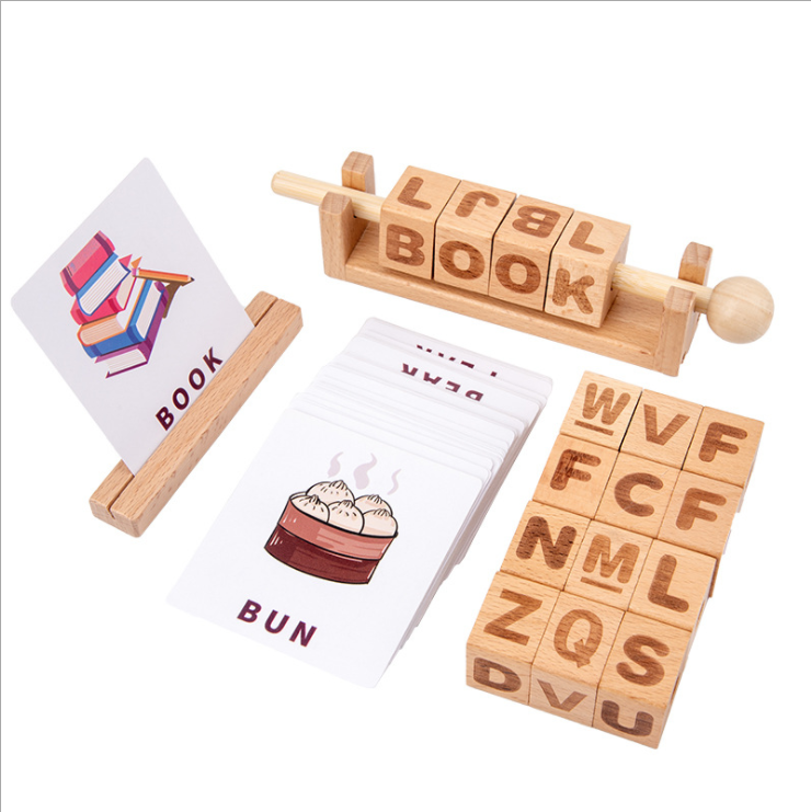 Cubic letters with cards