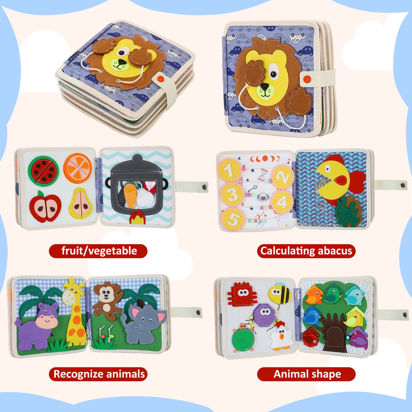 Lion Soft Busy Book