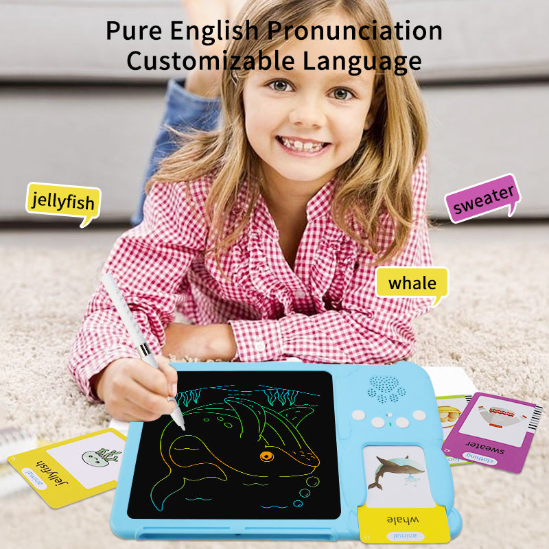Magnetic Cards reader with LCD writing board