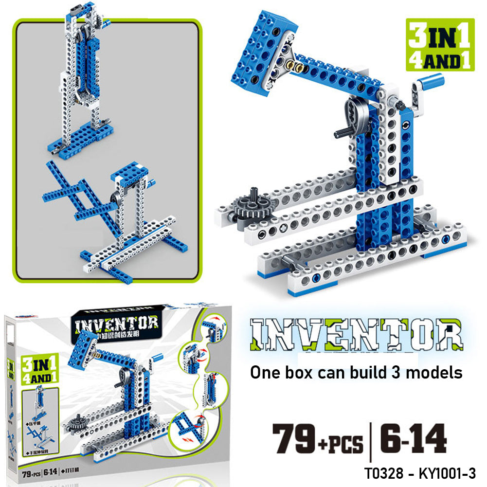 INVENTOR Mechanical kit 3 in one Stemedu  Building Blocks  KY1001-3