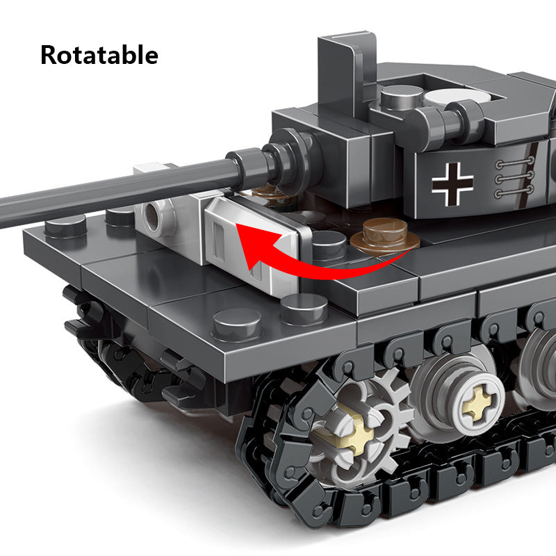 Lego 159+ pcs Black Tank