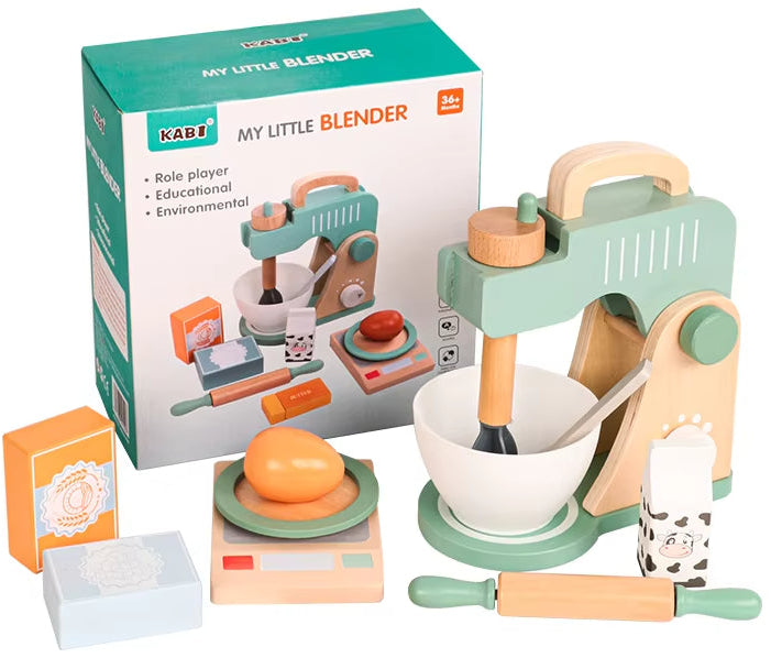 Cake Mixer wood  23X12X24.5 cm