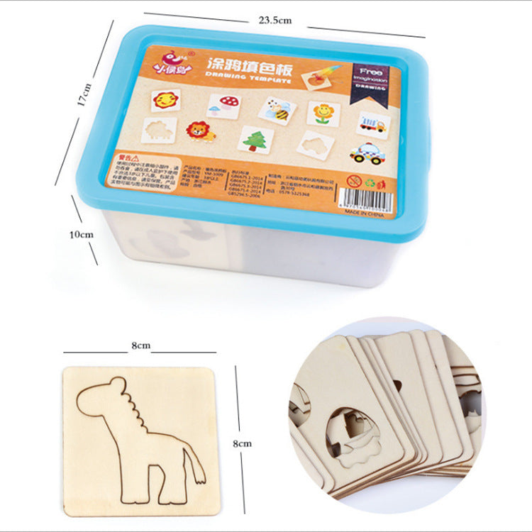 3d shadow Coloring the vise versa - in plastic box