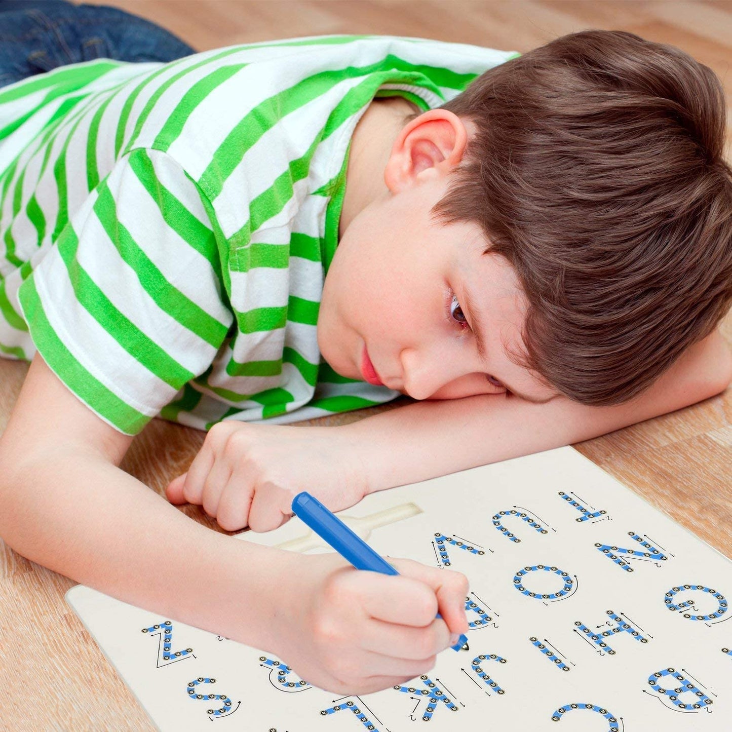 Magnetic balls Capital letters Writing board