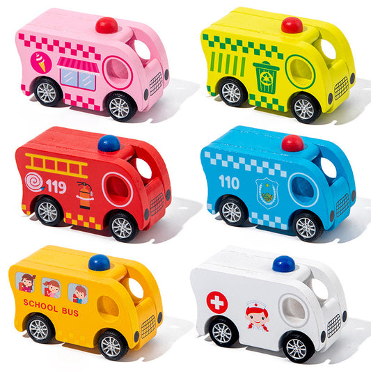 Mini wood cars