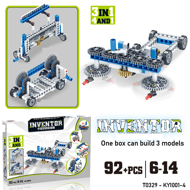 INVENTOR Mechanical kit 3 in one Stemedu  Building Blocks  KY1001-4