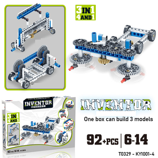 INVENTOR Mechanical kit 3 in one Stemedu  Building Blocks  KY1001-4